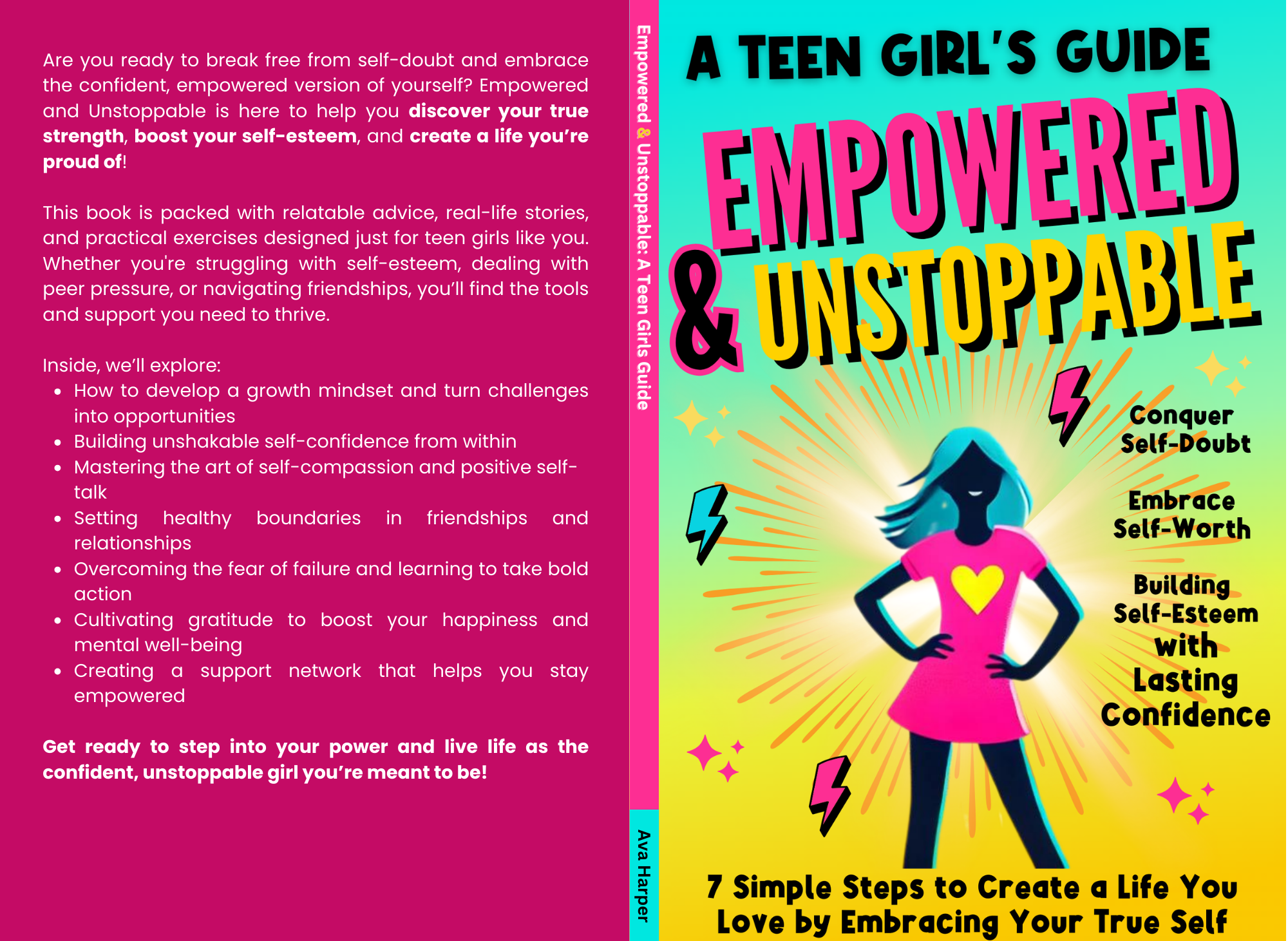 Empowered and Unstoppable A Teen Girl’s Guide to Conquer Self-Doubt, Embrace Your True Self, and Build a Life You Love Are you ready to break free from self-doubt and embrace the confident, empowe Empowered & Unstoppable: A Teen Girl's Guide to Conquer Self-Doubt, Embrace Self-Worth, and Build Self-Esteem with Lasting Confidence to Create a Life You Love